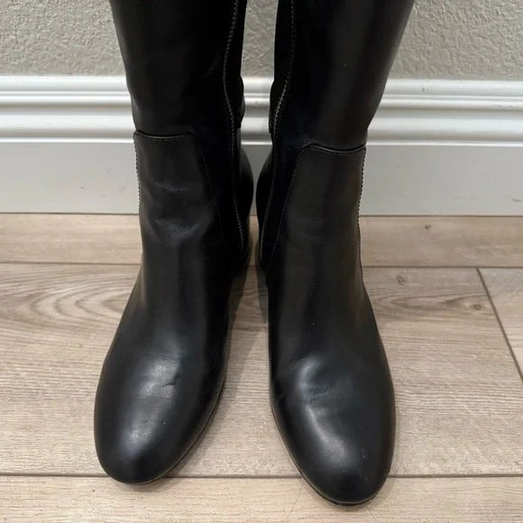 Michael Kors Black Over the Knee Boots - Picture 2 of 9